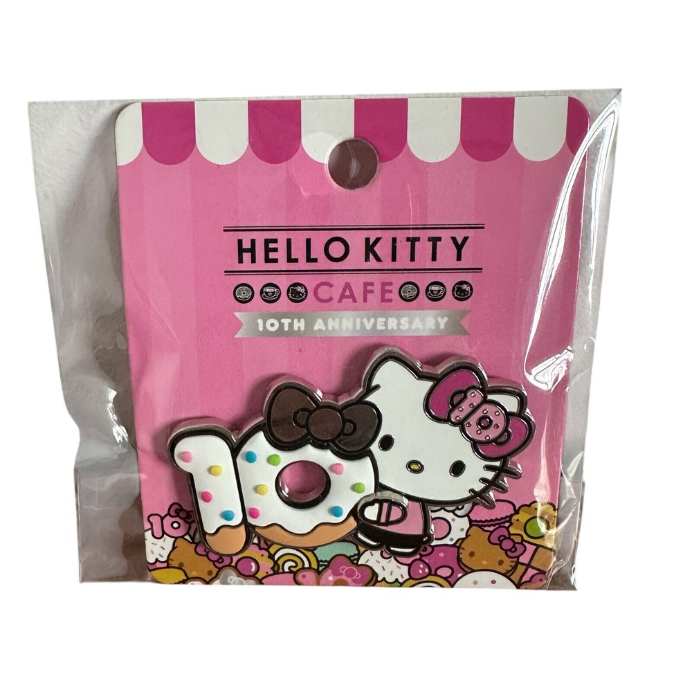 New Hello Kitty 10th Anniversary Donut Collector Pin‎